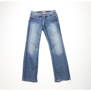 Vintage Y2K Buckle BKE Womens 29 Stretch Babydoll Drew Bootcut Flared Jeans Blue
